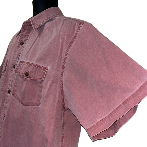 Work n’ Sport Faded Short Sleeve Button Shirt - Picture 3 of 7
